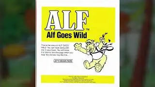 ALFsplaining reads ALF GOES WILD (Read-Along Cassette Story Book)