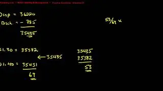 MODU Stability & Management (Practice Questions / Calculations / Question 22b)