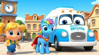 Pony the Milk Truck Hero 🐴🥛🚚 | Fun 3D Animated Nursery Rhyme for Kids & Toddlers
