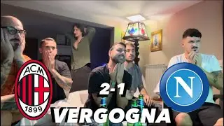 &Eacute; FINITA&hellip; 😔 MILAN-NAPOLI 2-1 | LIVE REACTION NAPOLETANI 💙⚽️
