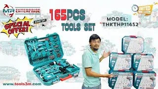 Total 165 Pcs Home & Professional Tools Set (THKTHP11652) Review! 🛠️