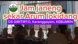 Jam janeng Sekar Arum lokidang