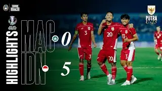 Highlights Indonesia vs Macau | AFC U23 ASIAN CUP QUALIFIERS 2025