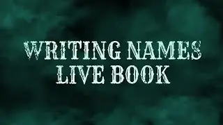 #16 Writing Names in LOL Book