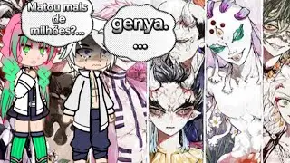 [ESPECIAL!] Hashiras+tanjiro reagindo rap dos luas superiores {Tk raps}