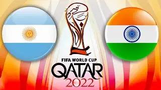 PES 2020 - Final FIFA World Cup 2022 - Argentina vs India - Full Match - All Goals HD - Gameplay PC