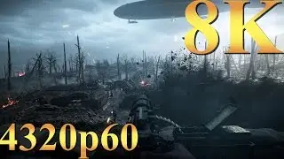 Battlefield 1 8K 4320p 60 FPS Gameplay Titan X Pascal 3 Way SLI PC Gaming 4K | 5K | 8K and Beyond