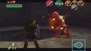 Ocarina of Time: 3 Stalfos, No Damage