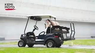 Best Golf Cart Soundbar | KEMIMOTO Midnight 90 10-Speaker Roof Audio