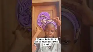 Master This Simple Gele Style  Effortless Elegance in Minutes! 🔥🥰 #geletutorial #gele #gelestyles