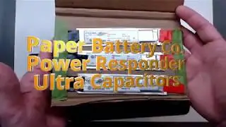 Paper Battery Co. Flat Ultra Capacitors