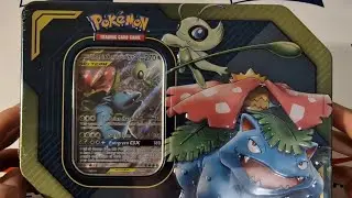 Pok&eacute;mon Celebi and Venusaur GX Tag Team Tin Opening!
