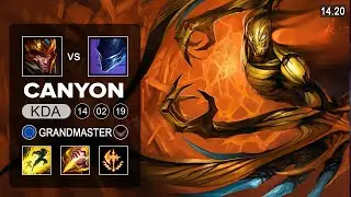 Canyon Nocturne vs Jarvan IV Jungle - EUW Grandmaster - Patch 14.20 Season 14