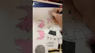 making Natsu(E.N.D) from paper || #fairytail #anime  #craft #handmade #natsudragneel #fairytail