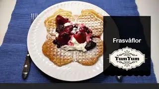 Easy Swedish Crispy Waffles (Frasv&aring;flor) | YumYum
