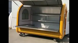 Hand Push Food Trailer Truck