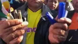 Demo after 5 Morales supporters killed in Sacaba