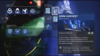 Destiny 2 : Grim Harvest New Stasis Aspect & simulation safegaurd hc