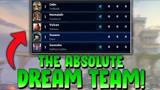 THE ABSOLUTE DREAM TEAM IN GM RANKED CONQUEST! - Masters Ranked Conquest - SMITE