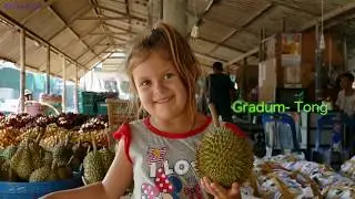 Thailand, Chanthaburi Fruit/Durian Prices. Цены на фрукты/дурианы в Чантабури, Тайланд 2017