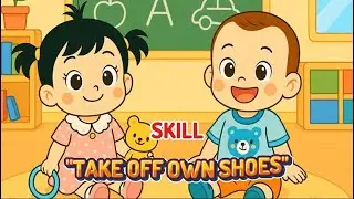 Learning to Take Off Shoes by Myself (Episode 4) | Fun Educational Cartoon for Kids