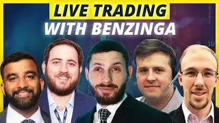 Live Trading With Benzinga CAR LCID AMC BBBY TSLA | Stock Market Live 🚨