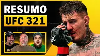 TUDO QUE ROLOU NO #UFC321 | AFINAL: ASPINALL ARREGOU PRO GANE FUGIU DA LUTA?!