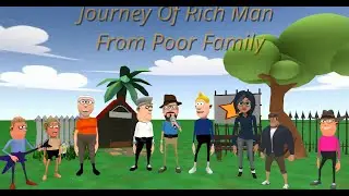 Best inspirational video | Animated Success story | Journey of Rich Man From Poor Family |Animation