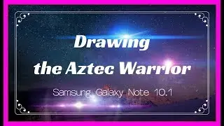 Drawing the Aztec Warrior Digital Art | Part 1