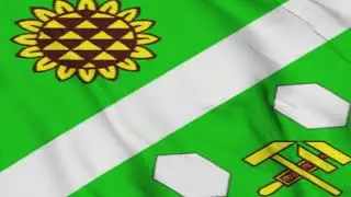 polohy - Ukraine , flag waving animation / 3-min loop / free 4k stock footage