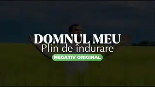 Domnul meu plin de &icirc;ndurare (Negativ + Versuri)