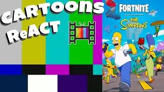 First Time Watching The Simpsons Fortnite Shorts | Cartoons React