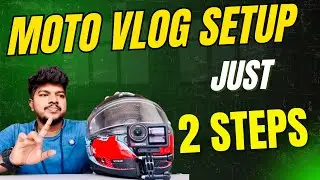 Simple Moto Vlog Setup for Beginners 🏍️ | Low Budget Riding Vlog @XploreWithVenkat