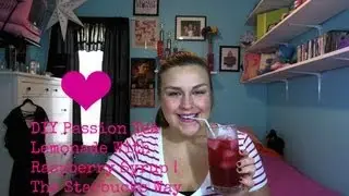 DIY Passion Tea Lemonade W/ Raspberry Syrup | The Starbucks Way