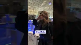Mrunal Thakur Spotted at Mumbai International Airport T2 ✈️✨