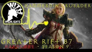 [HARDCORE] S9 Hammerdin Crusader GR87 Stonesinger - DEATH PROC / SHIELD PYLON