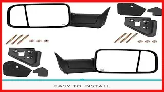 Upgrade Your Dodge Ram with Easy-to-Install Towing Mirrors for Better Visibility