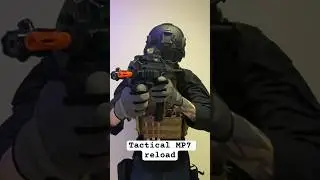 Tactical MP7 reload SCP cosplay #airsoft #guns #reload #airsoftvideo #scp #scpfoundation #reloading