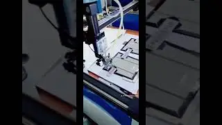 Computerized leather glue spraying machine PLC handbag wallet spraying machine