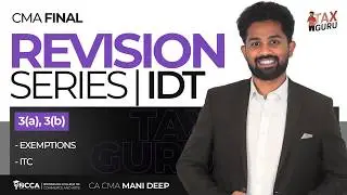 CMA FINAL | REVISION SERIES | MARATHON | DAY 2 | IDT | CA CMA MDK SIR