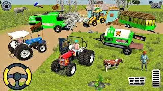 🔴Drive JCB and Uploading 🪨🏗️ Stone From Dumper Truck in Game #truck #jcb #tractor #dumper #games
