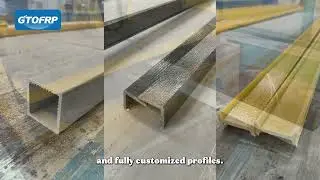 FRP Pultrusion Machine | Automatic Composite Profile Production | GTOFRP #industrymachine #gfrp