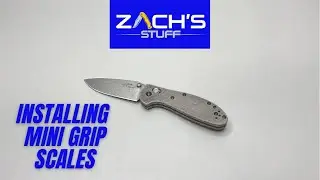 Installing Custom Scales on Ritter Benchmade Mini Griptilian
