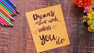 Lettering artwork|Quote writing ideas 💡 Calligraphy #adorablecreations#art#drawing#viral#satisfying
