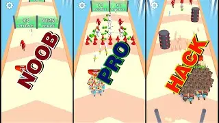 Noob Pro Hack in Crowd Evolution - Upgrade your warriors
