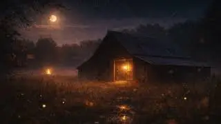 Midnight Barn Lo-Fi, Quiet Rustic Night Music for Relaxing Evenings (2 Hours)
