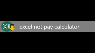 1- Excel net pay calculator for employees in Ireland- downloading and opening the workbook