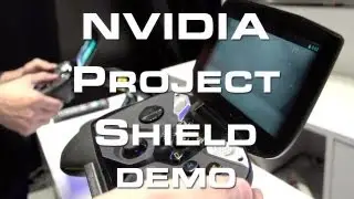NVIDIA Project Shield Hands On and Demo - CES 2013