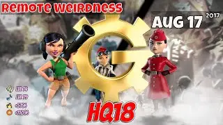 Boom Beach - HQ18 War Factory Unboosted - Aug 17/2017