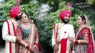 BEST WEDDING HIGHLIGHT 2023 / JASPREET KAUR WEDS AVNEET SINGH / AKASH PHOTOGRAPHY \ 9876109683 HSP